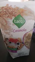 Mängden socker i Taeq Granola