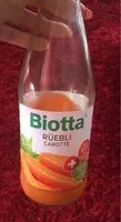 Mängden socker i Jus De Carottes Bio / Biotta
