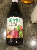 Mängden socker i Breuss daily veggies