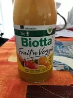 Mängden socker i Biotta Fruit'n'Veggie