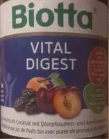 Mängden socker i Vital digest