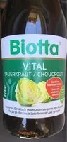 Mängden socker i Vital choucroute