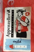 Mängden socker i Appenzeller mild fromage suisse à pâte dure