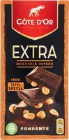 Mängden socker i Extra nocciole intere fondente