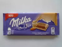 Mängden socker i Milka Almond Crispy Creme