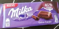 Mängden socker i Milka extra cacao