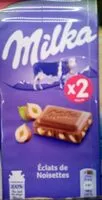 Mängden socker i Milka Éclats de Noisettes