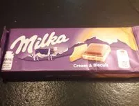 Mängden socker i Milka cream & biscuit