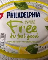 Mängden socker i Philadelphia free to feel good basilic & citron