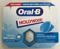 Mängden socker i Oral-B Hollywood Menthe Forte