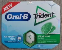 Mängden socker i Oral-B Trident Spearmint