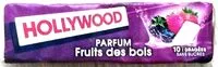Mängden socker i Chewing-gum fruits des bois