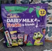 Mängden socker i Dairy milk freedom and friends