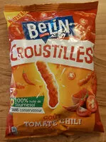 Mängden socker i Croustilles gout tomate chili