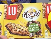 Mängden socker i Barre de céréales chocolat au lait et noisettes