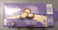 Mängden socker i Milka White Choco Mini stars