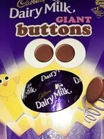 Mängden socker i Cadbury Dairy Milk Giant Buttons