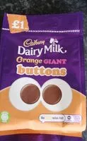 Mängden socker i Orange GIANT buttons