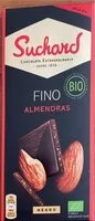Mängden socker i Tablette chocolat noir aux amandes bio
