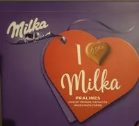 Mängden socker i Milka pralines coeur tendre noisette