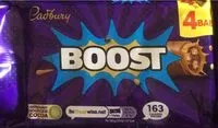 Mängden socker i Cadbury Boost 4pk