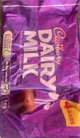 Mängden socker i Dairy Milk