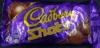 Mängden socker i Cadbury Shots 39.6g