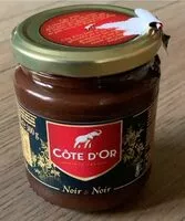 Mängden socker i Côte d’Or Noir de Noir