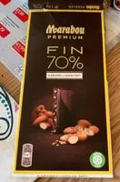 Mängden socker i Marabou premium fin 70%