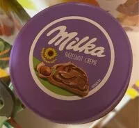 Mängden socker i Milka hazelnut creme jar