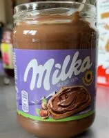 Mängden socker i Milka krem