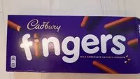 Mängden socker i Fingers chocolat au lait