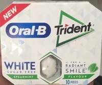 Mängden socker i Oral B Trident wihte