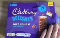 Mängden socker i Cadbury delights