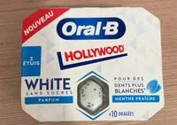 Mängden socker i Oral B White sans sucres