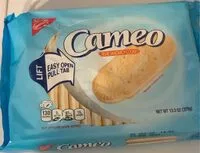 Mängden socker i Cameo creme sandwich cookies