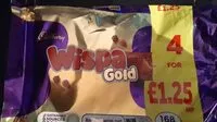Mängden socker i Wispa Gold