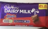Mängden socker i Dairy milk Daim