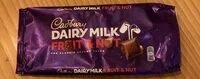 Mängden socker i Dairy milk fruit & nut