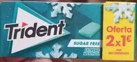 Mängden socker i Trident Sugar Free Extreme Menthol