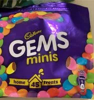 Mängden socker i Gems minis