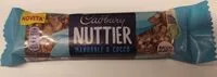 Mängden socker i Cadbury Nuttier
