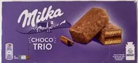 Mängden socker i Milka - Choco Trio