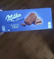 Mängden socker i Milka choco TRIO