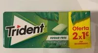 Mängden socker i Trident sugar free gum