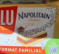Mängden socker i Napolitain l'original