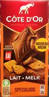 Mängden socker i Chocolat au lait - Speculoos