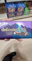 Mängden socker i Milka delicate dark
