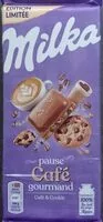 Mängden socker i Milka pause café gourmand