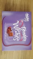 Mängden socker i Milka tender wishes pralinés à la crème avec arôme de cerise griotte